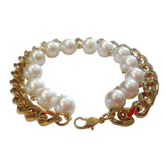 8 Golden Tone Fashion Bracelets, Elegant Jewelry - Picture 2 of 9